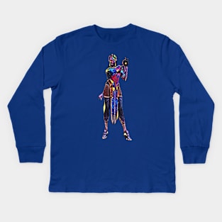 Overwatch Symmetra Holi Skin Kids Long Sleeve T-Shirt